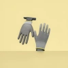 Thickened grey work gloves, anti-slip and wear-resistant labor protection gloves for both men and women Application Scenario
